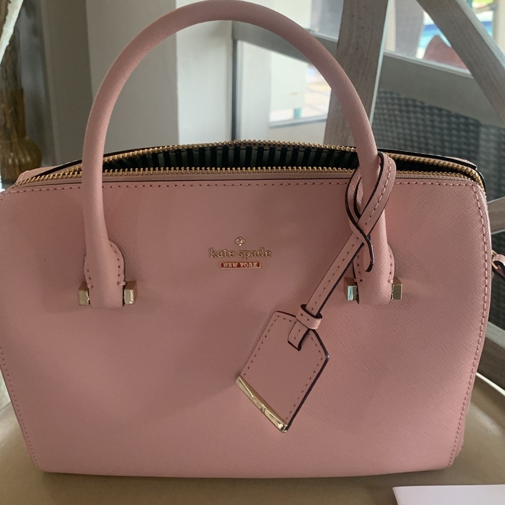 NWT Kate Spade Cameron Street Large Lane Purse in Pink Sunset - Picture 7 of 8